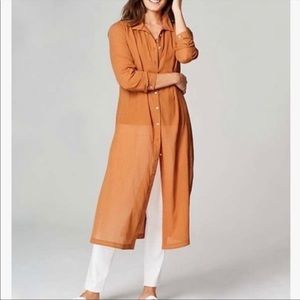 NWT- J.JILL - Cinnamon Shirttail Tunic Size -Small